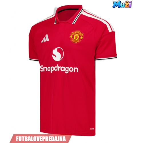 Lacne Muži Futbalové dres Manchester United Benjamin Sesko #30 2026-27 Krátky Rukáv - Domáci